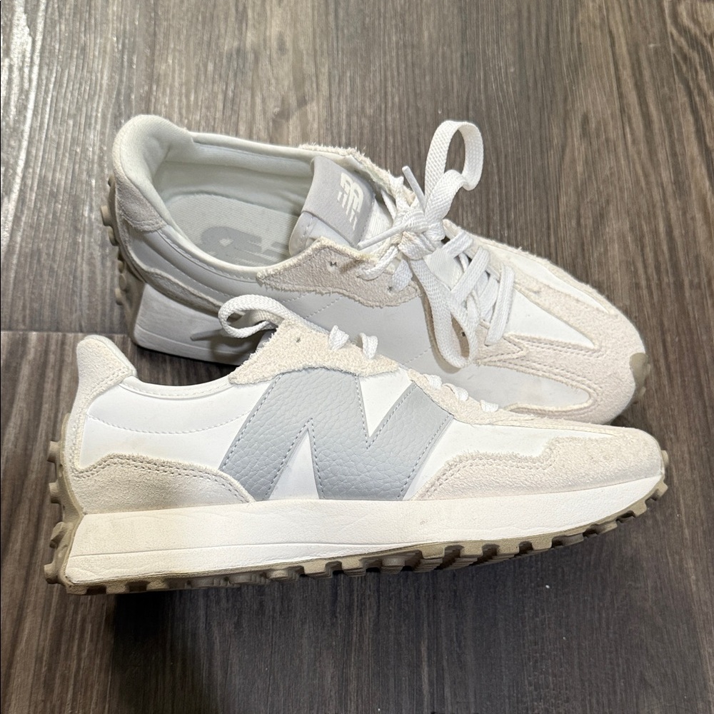 New Balance Retro Runner Sneakers in White and Light Gray